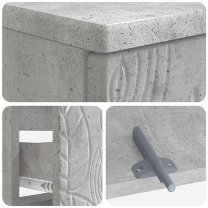 vidaXL Bathroom Sink Cabinet DELFT Concrete Grey 82 x 41x 59 cm