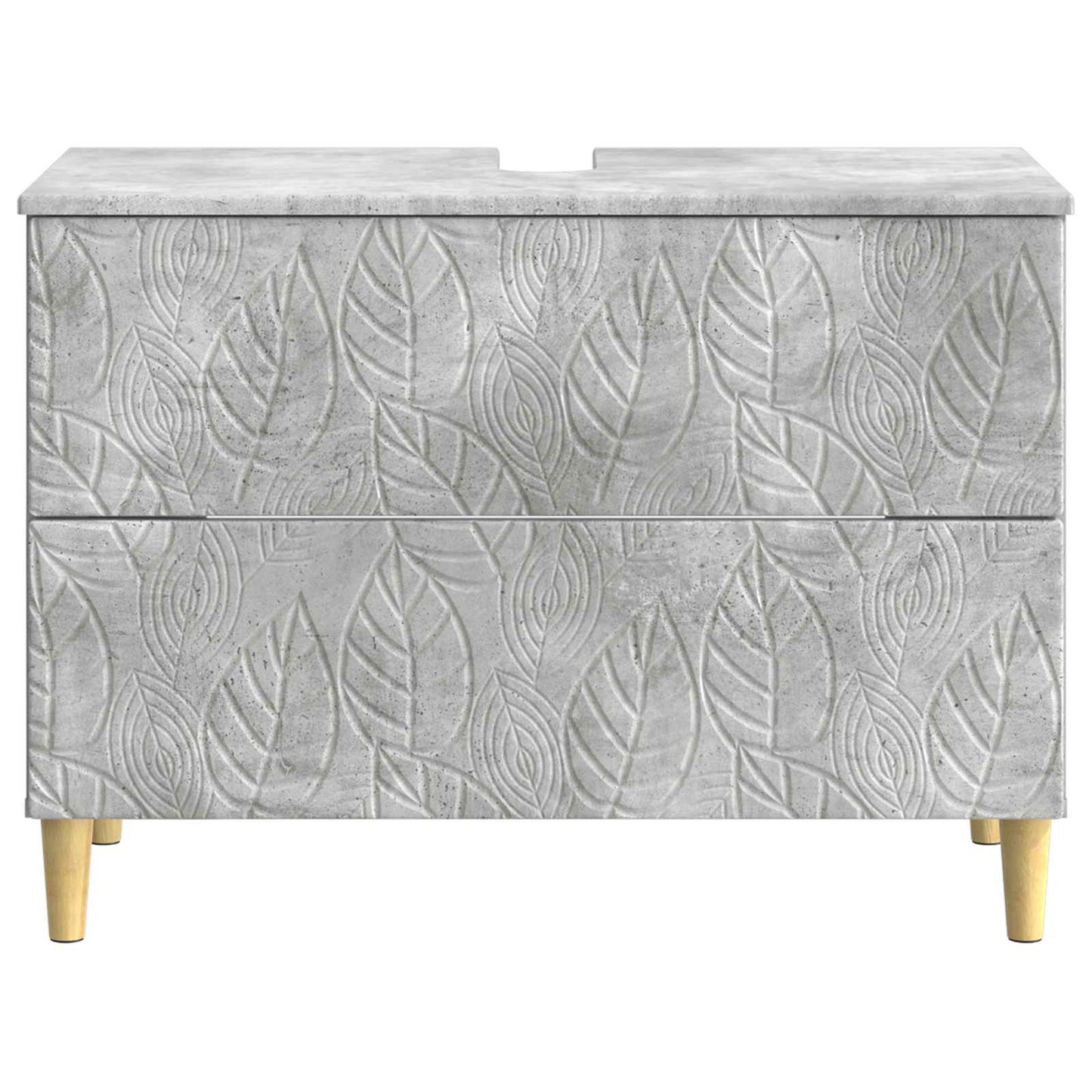 vidaXL Bathroom Sink Cabinet DELFT Concrete Grey 82 x 41x 59 cm