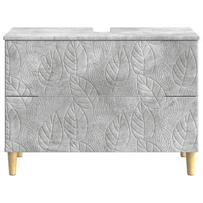 vidaXL Bathroom Sink Cabinet DELFT Concrete Grey 82 x 41x 59 cm