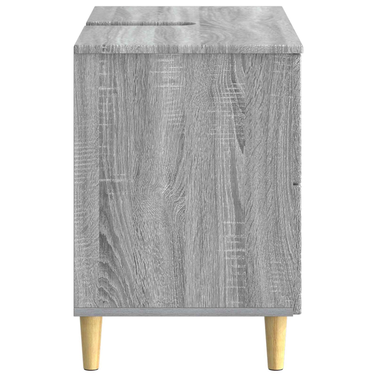 vidaXL Bathroom Sink Cabinet DELFT Grey Sonoma 82 x 41x 59 cm