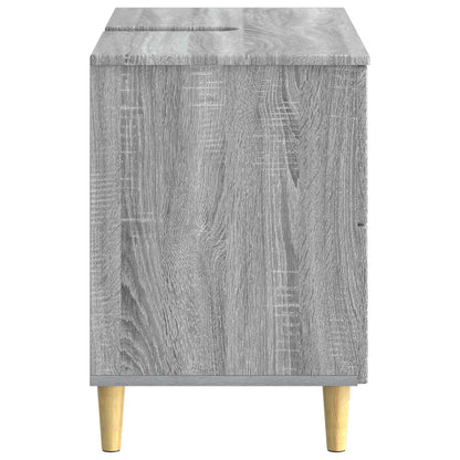 vidaXL Bathroom Sink Cabinet DELFT Grey Sonoma 82 x 41x 59 cm