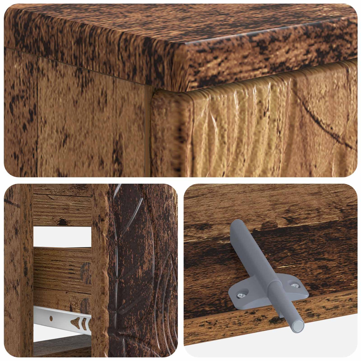 vidaXL Bathroom Sink Cabinet DELFT Old Wood 82 x 41x 59 cm