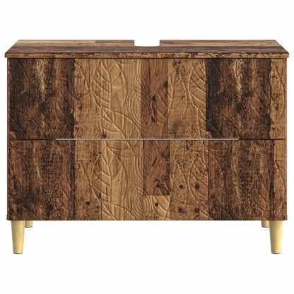 vidaXL Bathroom Sink Cabinet DELFT Old Wood 82 x 41x 59 cm
