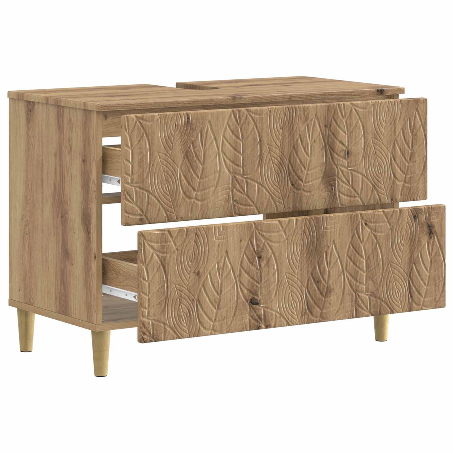 vidaXL Bathroom Sink Cabinet DELFT Artisan Oak 82 x 41x 59 cm