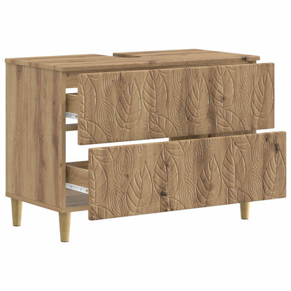 vidaXL Bathroom Sink Cabinet DELFT Artisan Oak 82 x 41x 59 cm