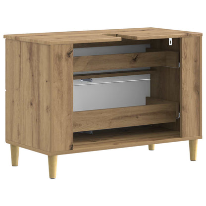 vidaXL Bathroom Sink Cabinet DELFT Artisan Oak 82 x 41x 59 cm