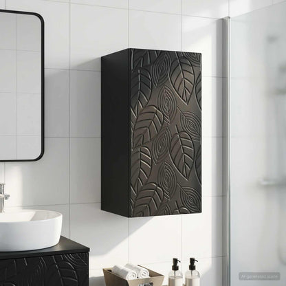 vidaXL Bathroom Wall Cabinet DELFT Black 30 x 31 x 59 cm