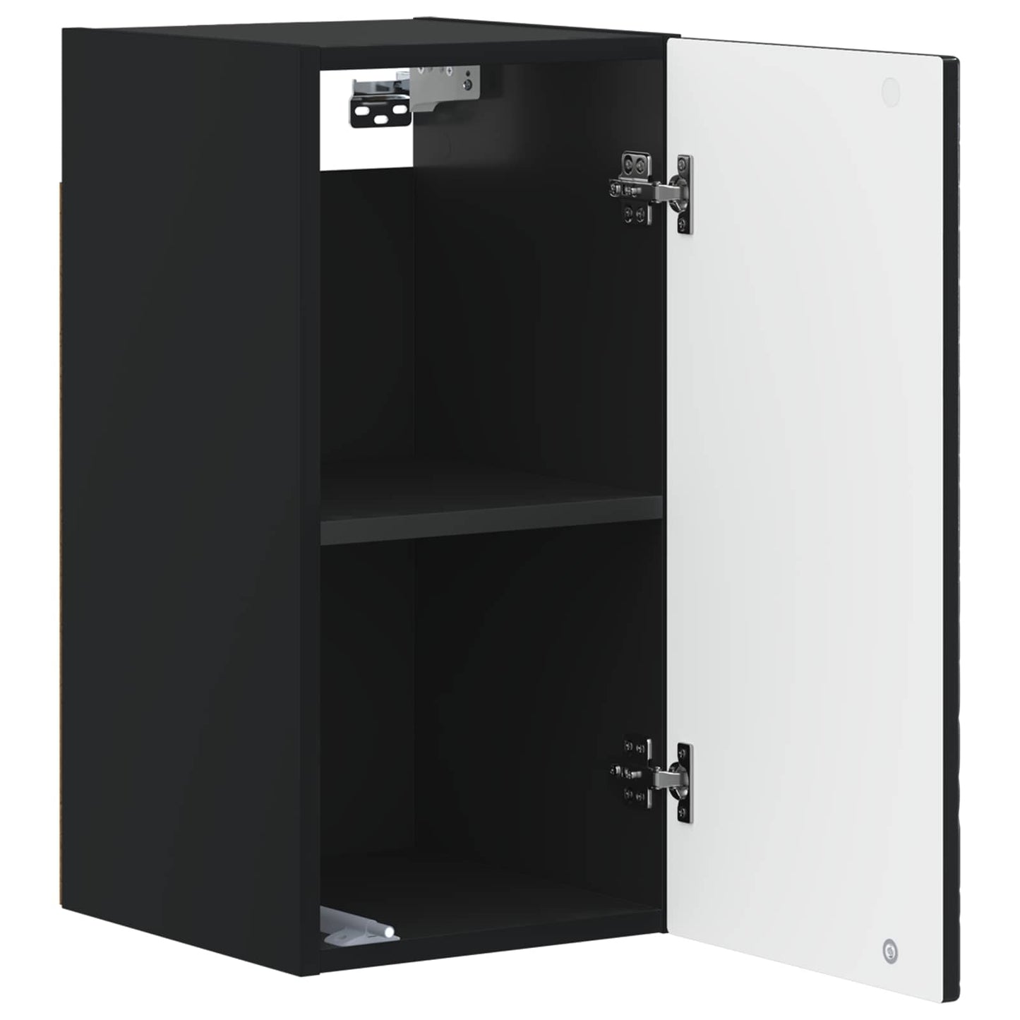 vidaXL Bathroom Wall Cabinet DELFT Black 30 x 31 x 59 cm