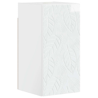 vidaXL Bathroom Wall Cabinet DELFT High Gloss White 30 x 31 x 59 cm