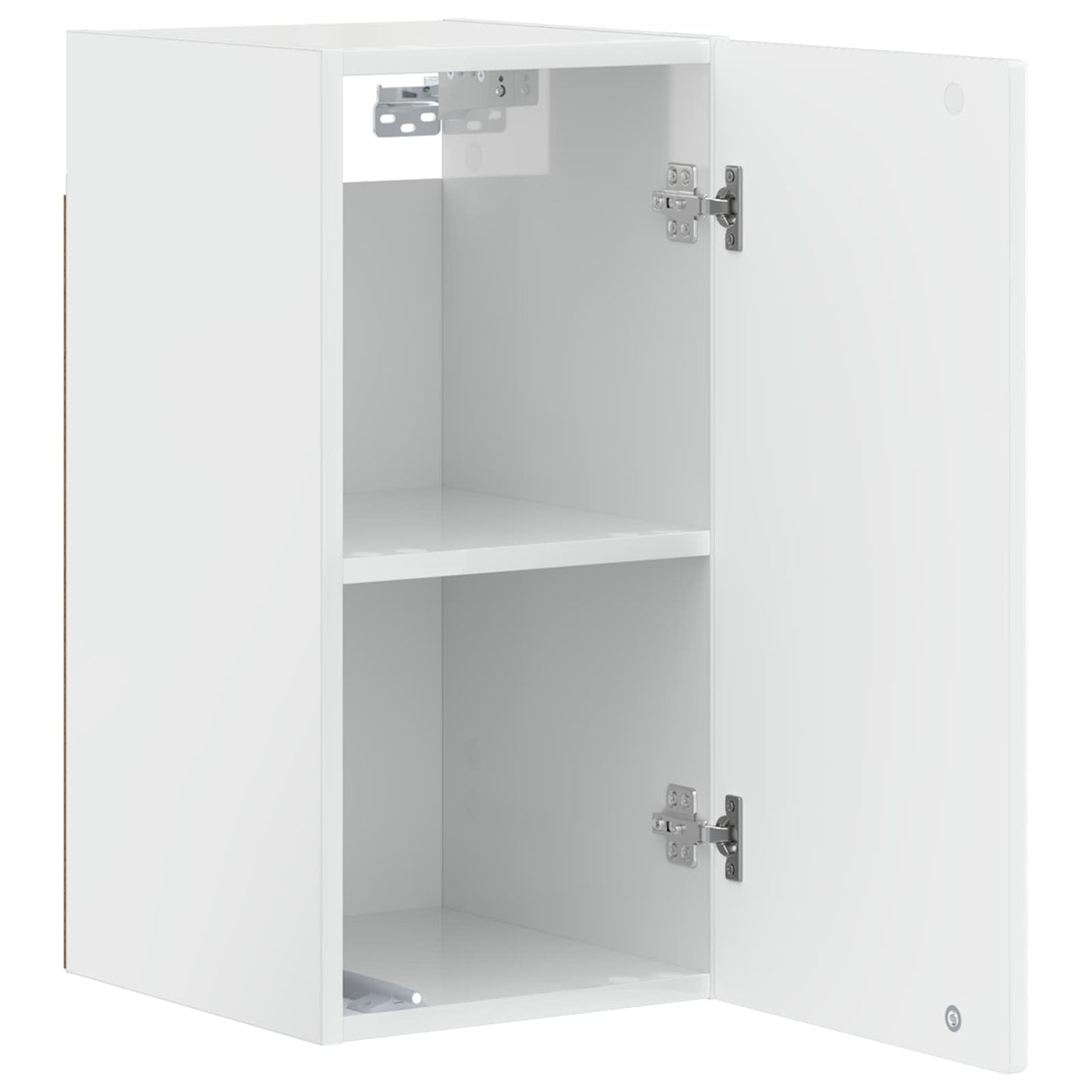 vidaXL Bathroom Wall Cabinet DELFT High Gloss White 30 x 31 x 59 cm