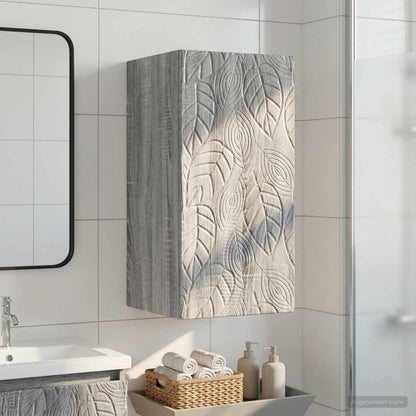vidaXL Bathroom Wall Cabinet DELFT Grey Sonoma 30 x 31 x 59 cm