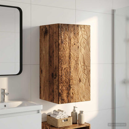 vidaXL Bathroom Wall Cabinet DELFT Old Wood 30 x 31 x 59 cm