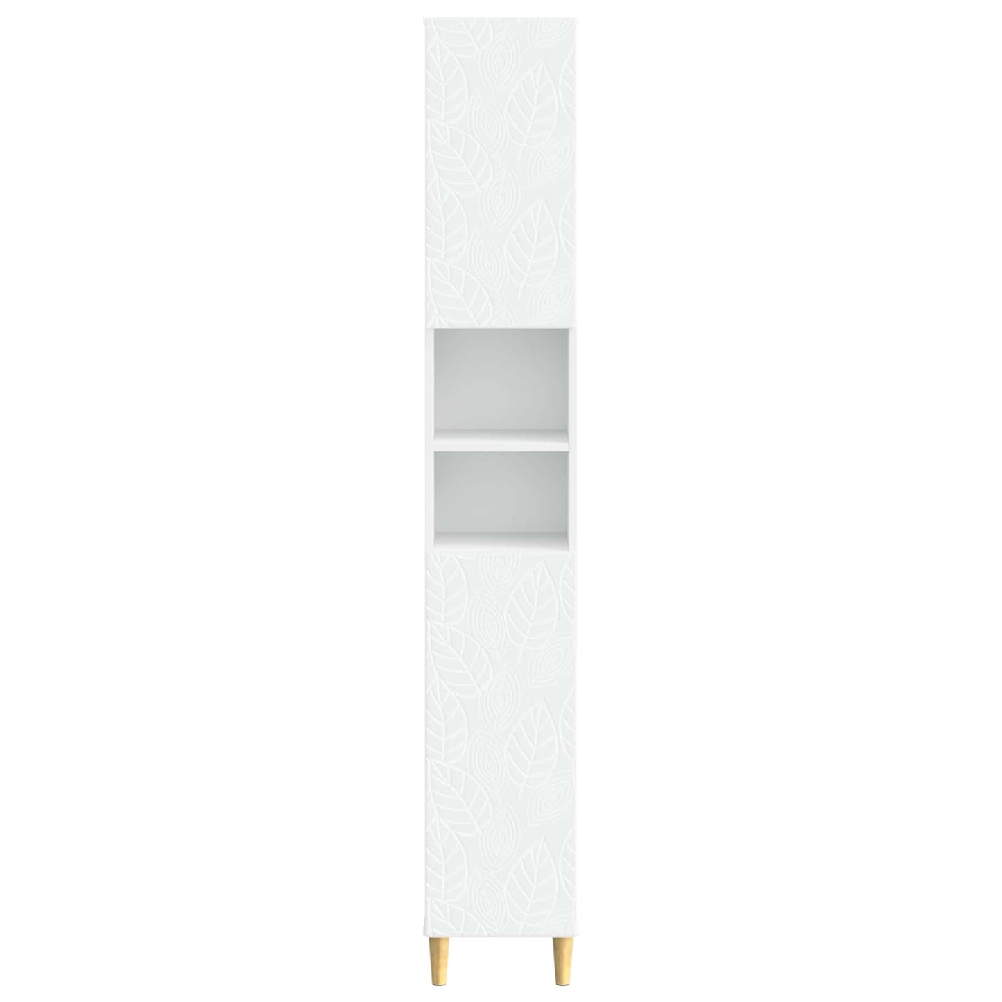 vidaXL Bathroom Cabinet with Open Shelf DELFT White 30 x 31 x 190 cm