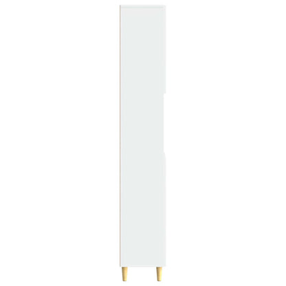 vidaXL Bathroom Cabinet with Open Shelf DELFT White 30 x 31 x 190 cm