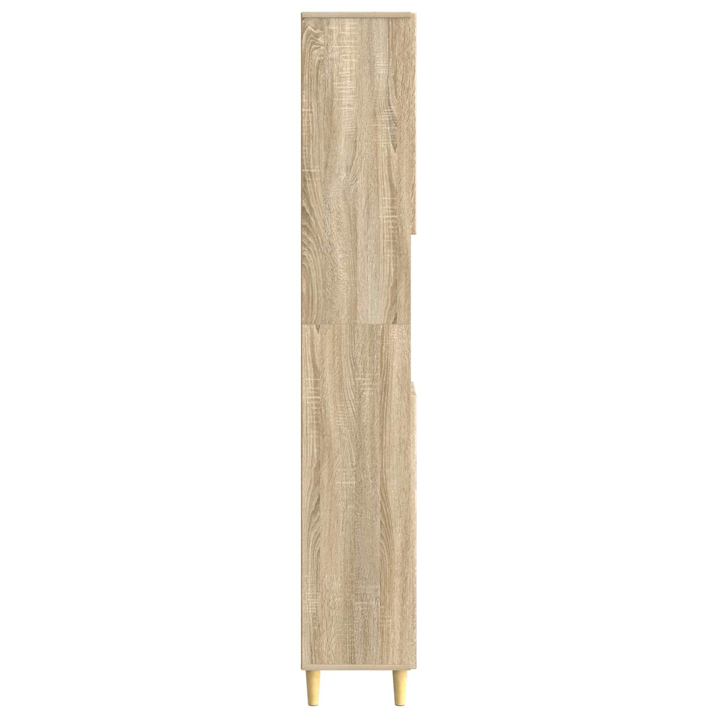 vidaXL Bathroom Cabinet with Open Shelf DELFT Sonoma Oak