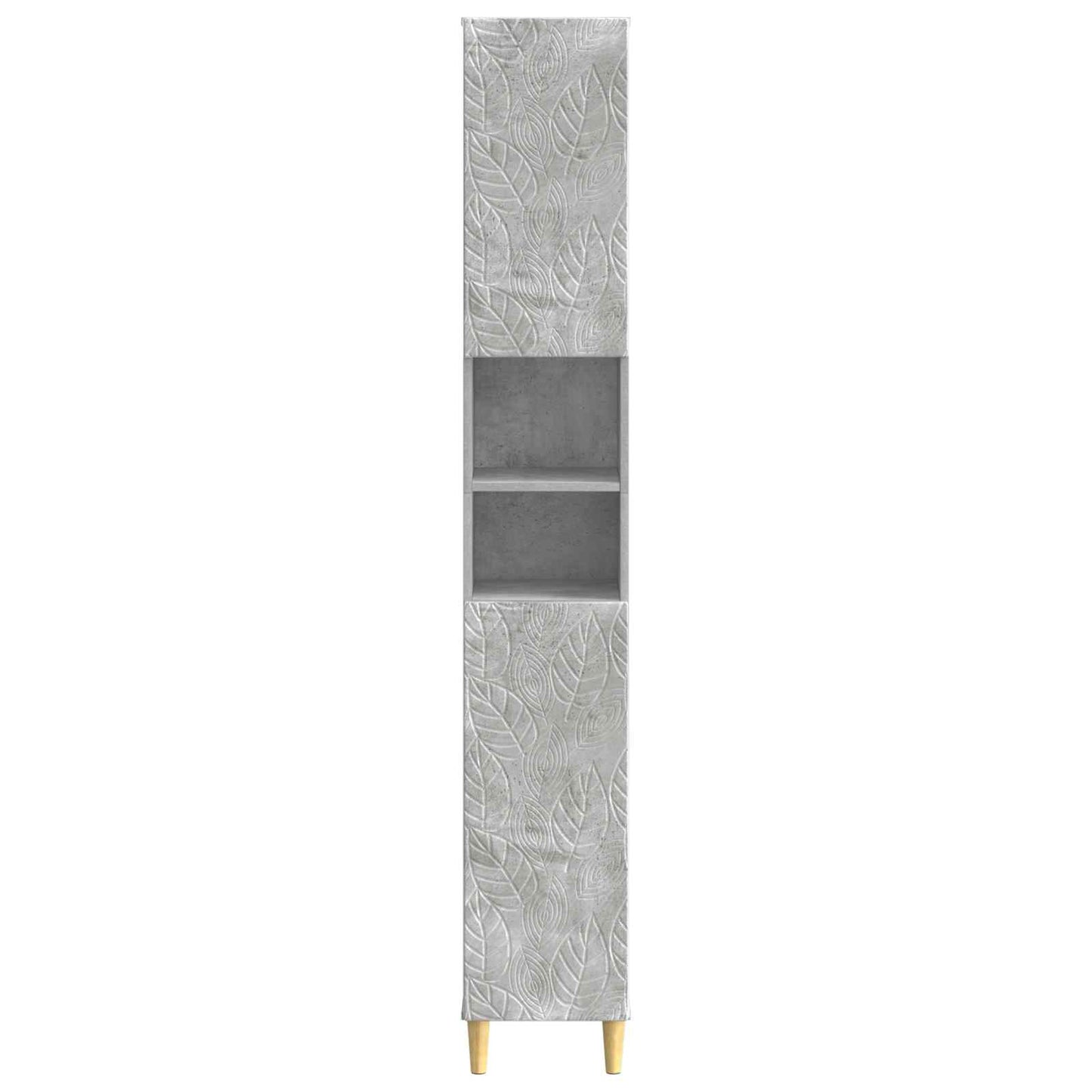 vidaXL Bathroom Cabinet with Open Shelf DELFT Concrete Grey