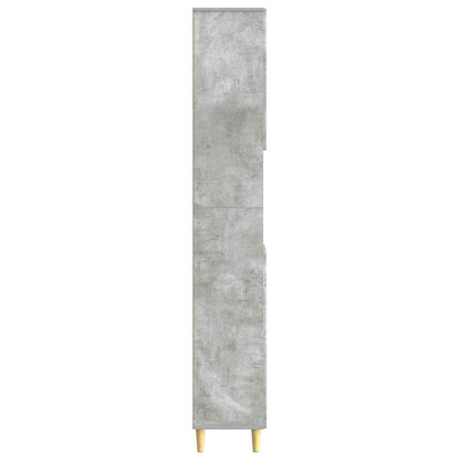 vidaXL Bathroom Cabinet with Open Shelf DELFT Concrete Grey