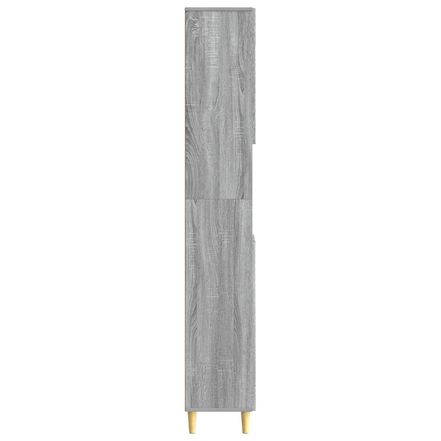 vidaXL Bathroom Cabinet with Open Shelf DELFT Grey Sonoma