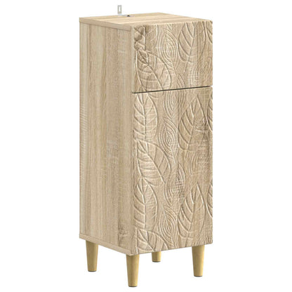 vidaXL Bathroom Storage Cainet DELFT Sonoma Oak 30 x 31 x 80 cm