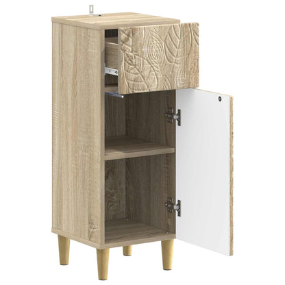 vidaXL Bathroom Storage Cainet DELFT Sonoma Oak 30 x 31 x 80 cm