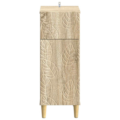 vidaXL Bathroom Storage Cainet DELFT Sonoma Oak 30 x 31 x 80 cm