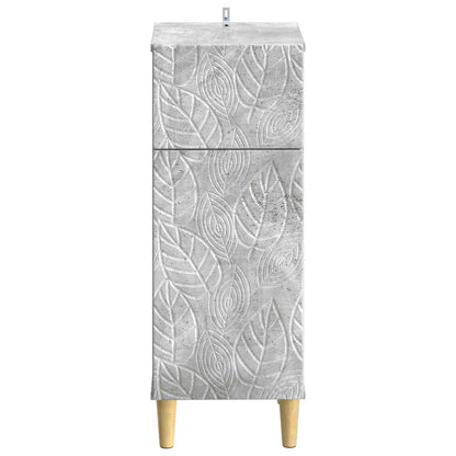 vidaXL Bathroom Storage Cainet DELFT Concrete Grey 30 x 31 x 80 cm
