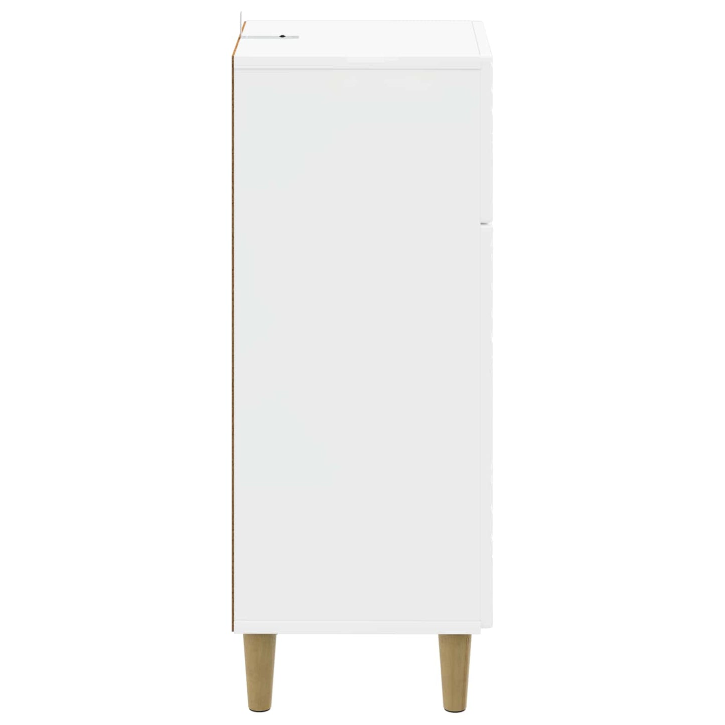 vidaXL Bathroom Storage Cainet DELFT High Gloss White 30 x 31 x 80 cm