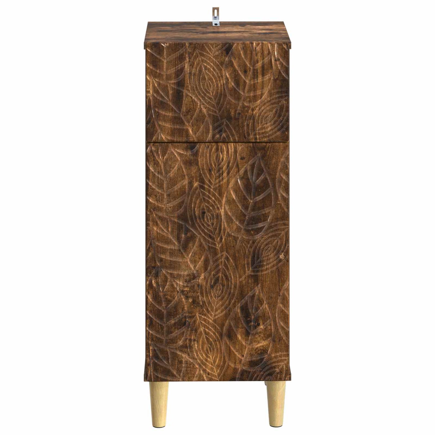 vidaXL Bathroom Storage Cainet DELFT Smoked Oak 30 x 31 x 80 cm