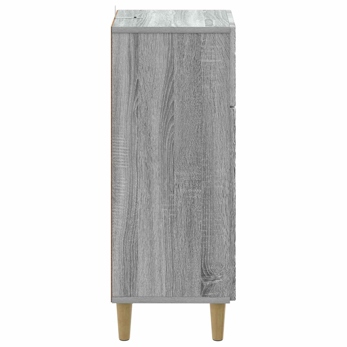 vidaXL Bathroom Storage Cainet DELFT Grey Sonoma 30 x 31 x 80 cm