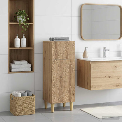 vidaXL Bathroom Storage Cainet DELFT Artisan Oak 30 x 31 x 80 cm