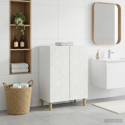 vidaXL Bathroom Storage Cainet DELFT White 59.5 x 31 x 80 cm