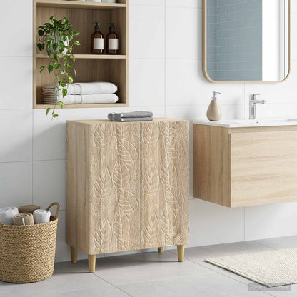 vidaXL Bathroom Storage Cainet DELFT Sonoma Oak 59.5 x 31 x 80 cm