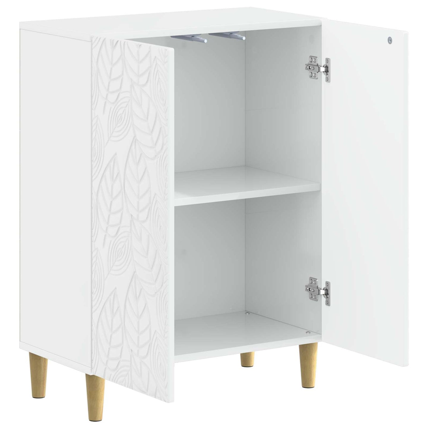 vidaXL Bathroom Storage Cainet DELFT High Gloss White