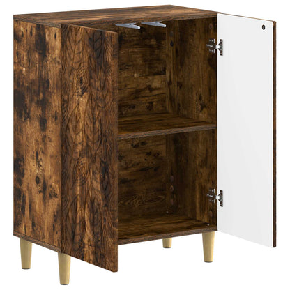 vidaXL Bathroom Storage Cainet DELFT Smoked Oak 59.5 x 31 x 80 cm
