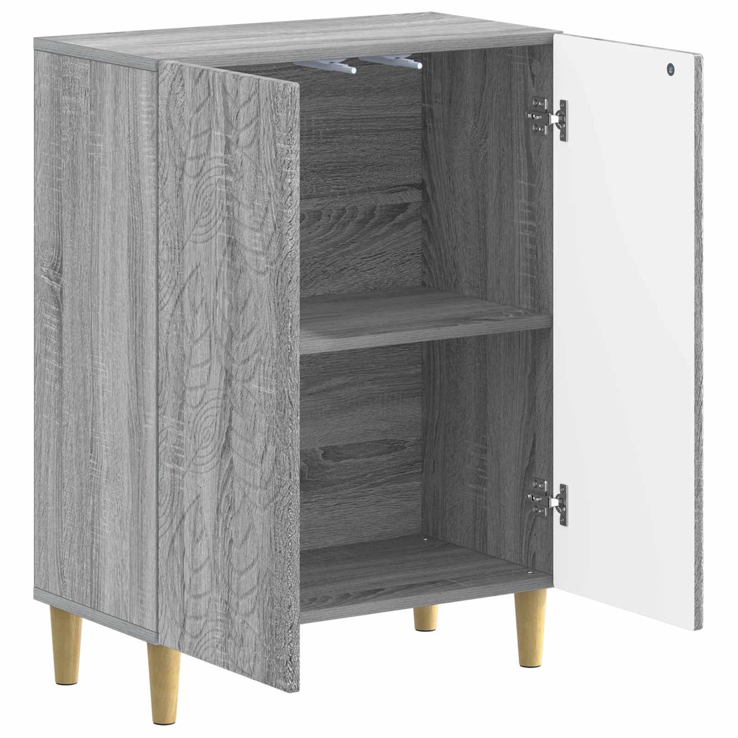 vidaXL Bathroom Storage Cainet DELFT Grey Sonoma 59.5 x 31 x 80 cm