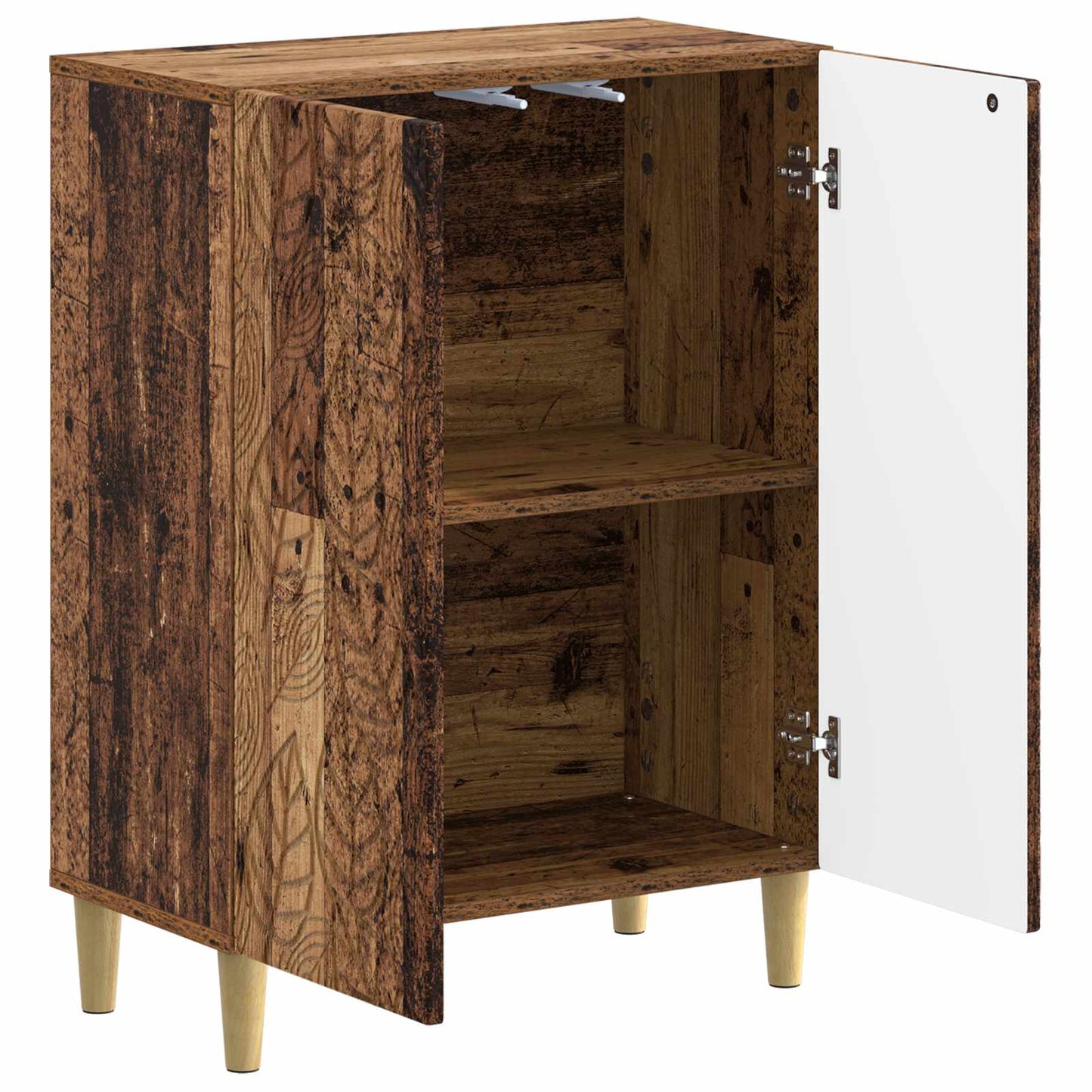 vidaXL Bathroom Storage Cainet DELFT Old Wood 59.5 x 31 x 80 cm