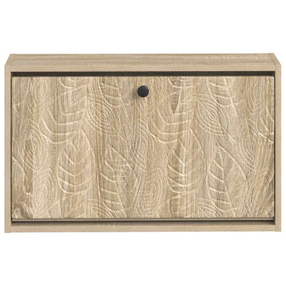 vidaXL Wall-Mounted Shoe Cabinet DELFT 71 x 17 x 43 cm Engineered Wood