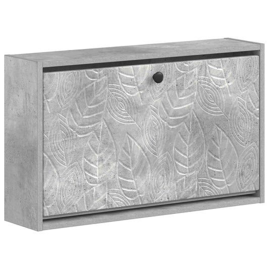 vidaXL Wall-Mounted Shoe Cabinet DELFT 71 x 17 x 43 cm Engineered Wood