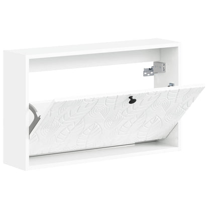 vidaXL Wall-Mounted Shoe Cabinet DELFT 71 x 17 x 43 cm Engineered Wood