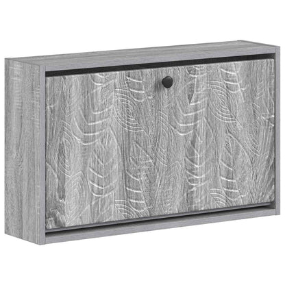 vidaXL Wall-Mounted Shoe Cabinet DELFT 71 x 17 x 43 cm Engineered Wood