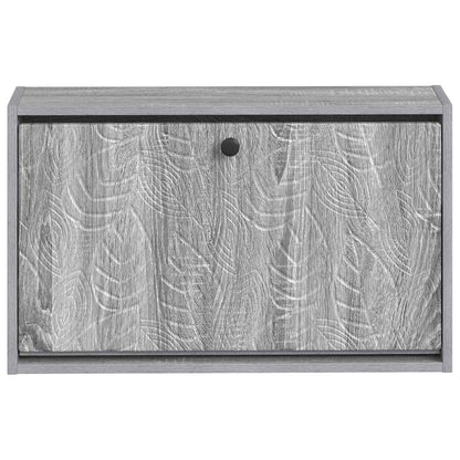 vidaXL Wall-Mounted Shoe Cabinet DELFT 71 x 17 x 43 cm Engineered Wood