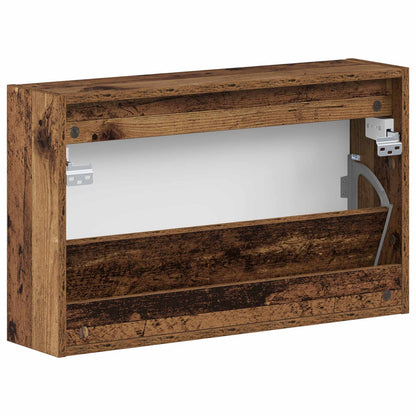 vidaXL Wall-Mounted Shoe Cabinet DELFT 71 x 17 x 43 cm Engineered Wood