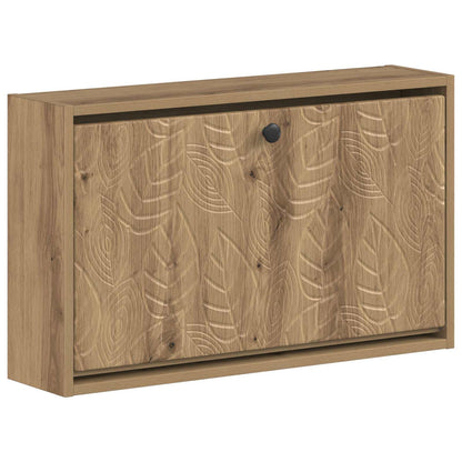 vidaXL Wall-Mounted Shoe Cabinet DELFT 71 x 17 x 43 cm Engineered Wood