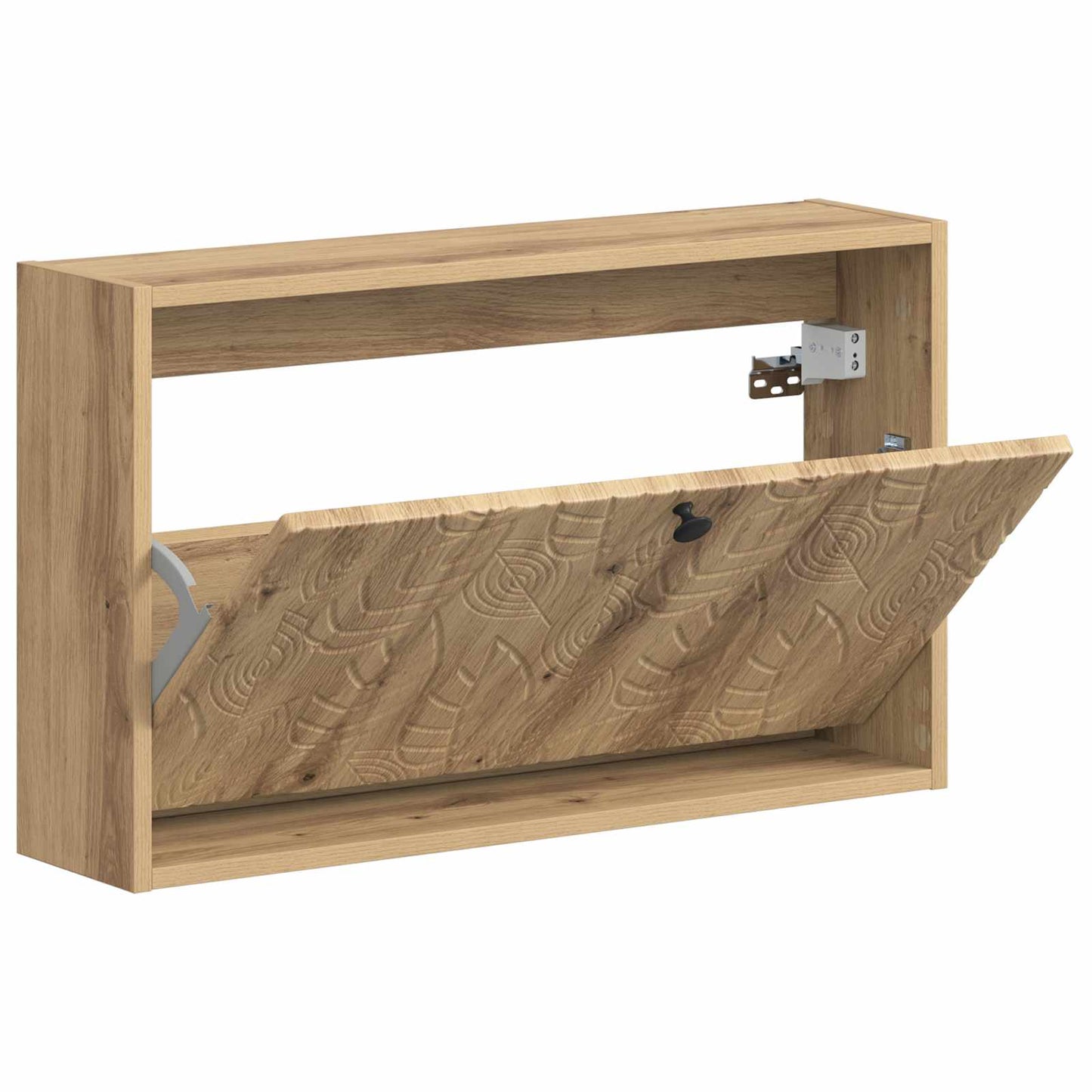 vidaXL Wall-Mounted Shoe Cabinet DELFT 71 x 17 x 43 cm Engineered Wood