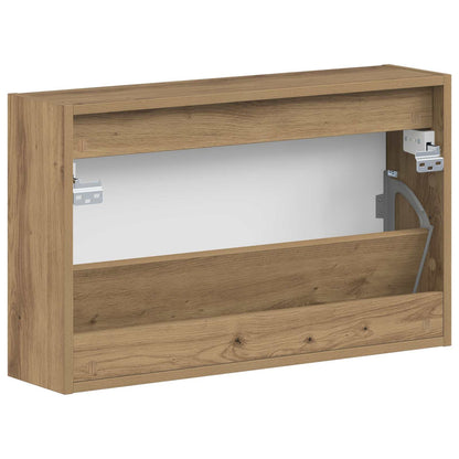 vidaXL Wall-Mounted Shoe Cabinet DELFT 71 x 17 x 43 cm Engineered Wood