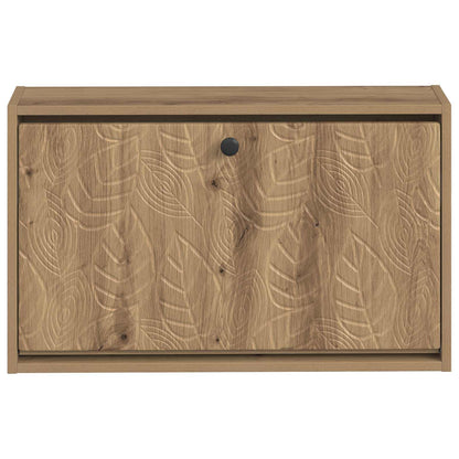 vidaXL Wall-Mounted Shoe Cabinet DELFT 71 x 17 x 43 cm Engineered Wood