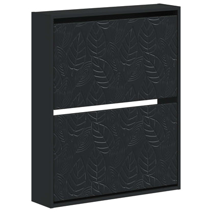 vidaXL Wall-Mounted Shoe Cabinet DELFT 71 x 17 x 86 cm Engineered Wood