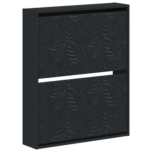 vidaXL Wall-Mounted Shoe Cabinet DELFT 71 x 17 x 86 cm Engineered Wood