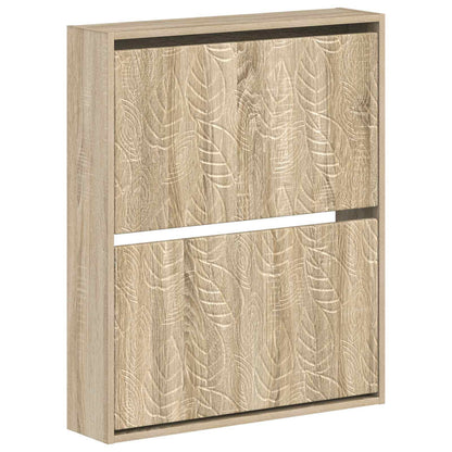 vidaXL Wall-Mounted Shoe Cabinet DELFT 71 x 17 x 86 cm Engineered Wood