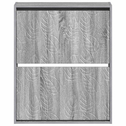 vidaXL Wall-Mounted Shoe Cabinet DELFT 71 x 17 x 86 cm Engineered Wood